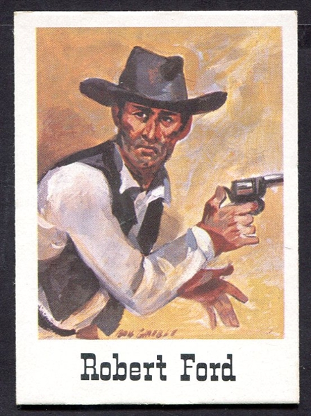 1966 Leaf Good Guys Bad Guys #1 Robert Ford Exmt