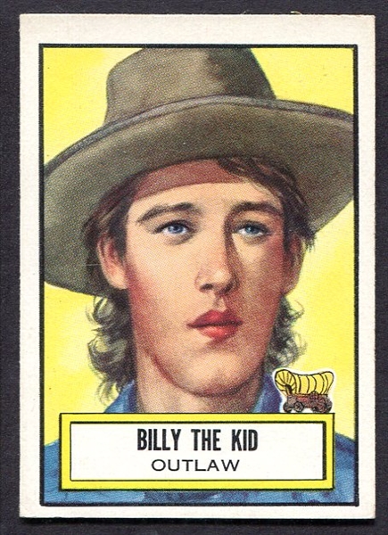 1952 Topps Look N See #63 Billy The Kid Nrmt