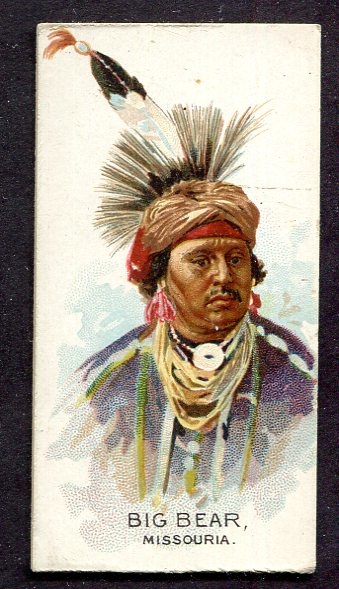 N2 Allen & Ginter Indian Chief Big Bear