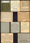 1910-1940's Non-Sports Type Collection of 18 Different