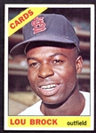 1966 Topps #125 Lou Brock St. Louis Cardinals