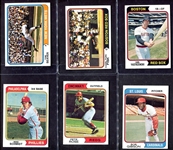 1974 Topps HOFer Lot of 28 Different