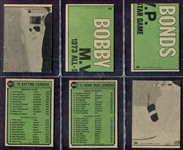 1974 Topps League Leaders & All-Star Cards 6 Different