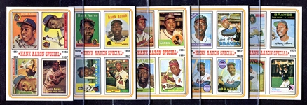 1974 Topps Aaron Tribute #2-6 All Nrmt