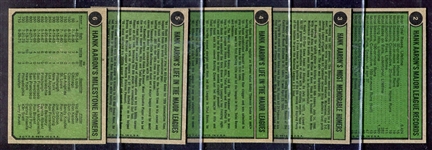 1974 Topps Aaron Tribute #2-6 All Nrmt