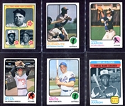 1973 Topps HOFer Lot of 20 Different
