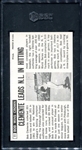 1964 Topps Giants #11 Bob Clemente SGC 4