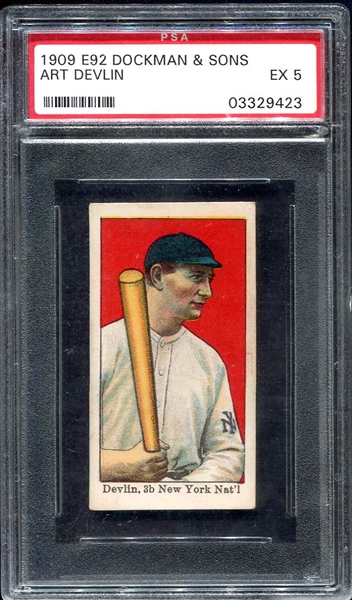 E92 Dockman & Sons Art Devlin PSA 5