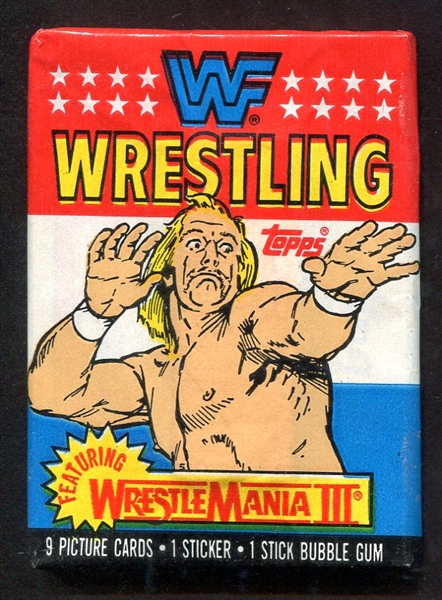 1987 Topps WWF Unopened Wax Pack