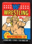 1987 Topps WWF Unopened Wax Pack