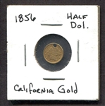 1856 California Fractional Gold Half Dollar