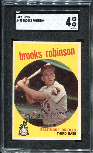 1959 Topps #439 Brooks Robinson SGC 4