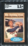 1962 Topps #394 Hank Aaron All-Star SGC 5.5