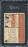 1962 Topps #31 Tom Tresch RC SGC 7
