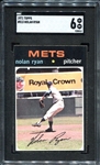1971 Topps #513 Nolan Ryan SGC 6