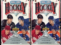 2 Factory Sealed 1991-92 Upper Deck Hockey Boxes