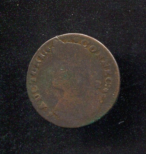 1787 Connecticut Copper Draped Bust Facing Left