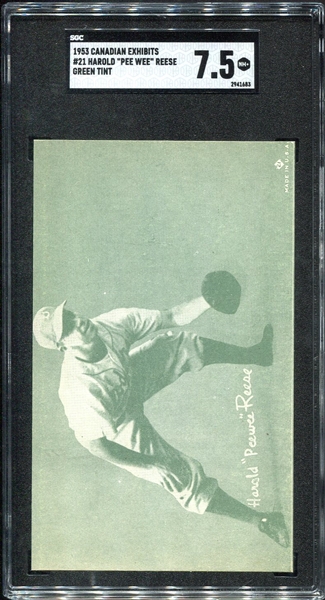 1953 Canadian Exhibits Pee Wee Reese SGC 7.5 