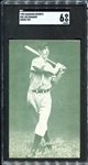 1953 Canadian Exhibits Joe DiMaggio SGC 6 Highest Graded