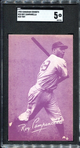 1953 Canadian Exhibits Roy Campanella SGC 5
