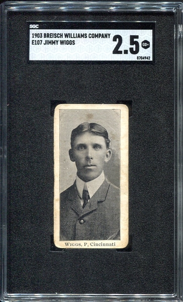 E107 Wiggs Cincinnati SGC 2.5 Highest Graded