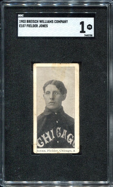 E107 Jones Chicago White Sox SGC 1