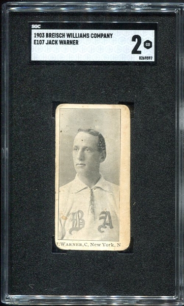 E107 Warner New York Giants SGC 2