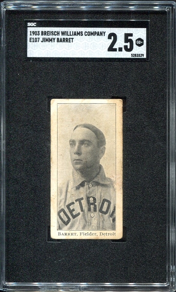 E107 Barret Detroit SGC 2.5 Highest Graded