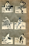 1934-36 Batter-Up Scrap Book Pages w/42 Different