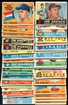 1960 Topps 157 Different w/Musial Mays + More HOFers & High #'s