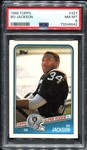 1988 Topps #327 Bo Jackson RC PSA 8