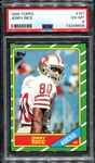 1986 Topps #161 Jerry Rice RC PSA 6