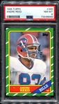 1986 Topps #388 Andre Reed RC PSA 8