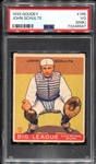 1933 Goudey #186 John Schulte PSA 3 MK