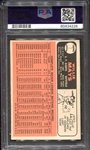 1966 Topps #1 Willie Mays PSA 2