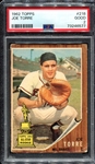 1962 Topps #218 Joe Torre RC PSA 2