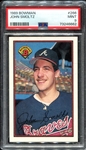 1989 Bowman #266 John Smoltz RC PSA 9
