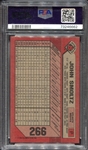 1989 Bowman #266 John Smoltz RC PSA 9