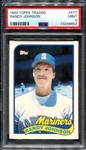1989 Topps Traded #57T Randy Johnson RC PSA 9