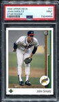 1989 Upper Deck #17 John Smoltz RC PSA 9