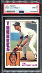 1984 Topps #8 Don Mattingly RC PSA 8