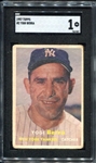 1957 Topps #2 Yogi Berra SGC 2