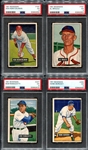 1951 Bowman Lot of 4 PSA 5's 