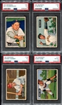 1951 Bowman Lot of 4 PSA 5's & 4.5