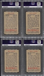 1951 Bowman 4 Different PSA Graded