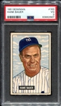 1951 Bowman #183 Hank Bauer PSA 3
