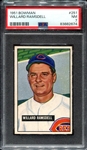 1951 Bowman #251 Willard Ramsdell PSA 7