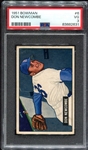 1951 Bowman #6 Don Newcombe PSA 3
