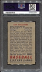 1951 Bowman #267 Ken Holcombe RC PSA 6