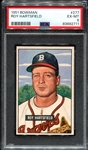 1951 Bowman #277 Roy Hartsfield RC PSA 6